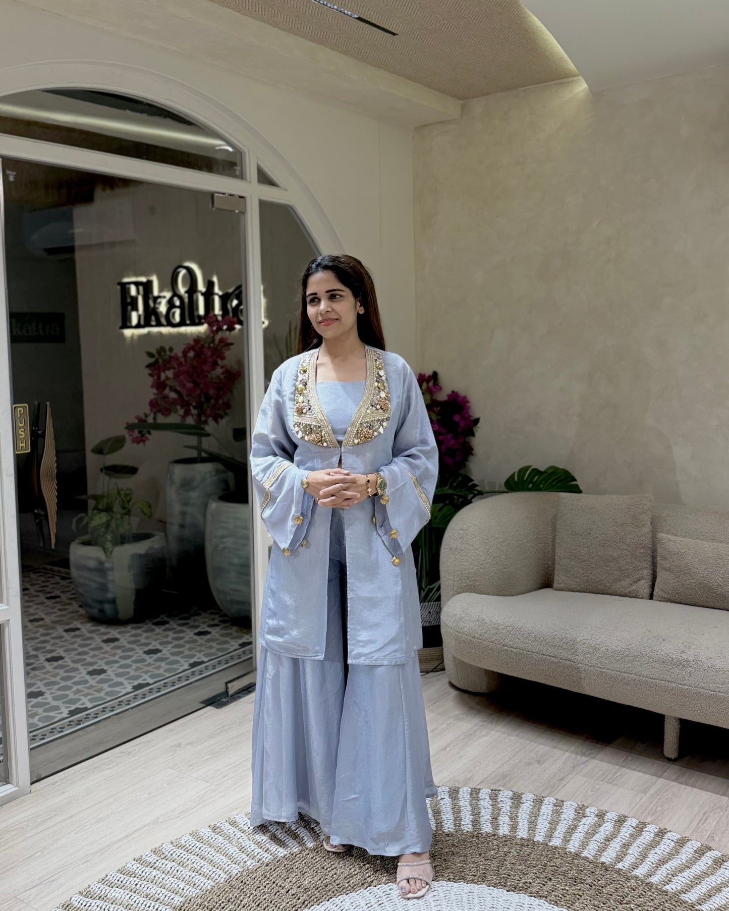 Silver Grey 3 Piece Set