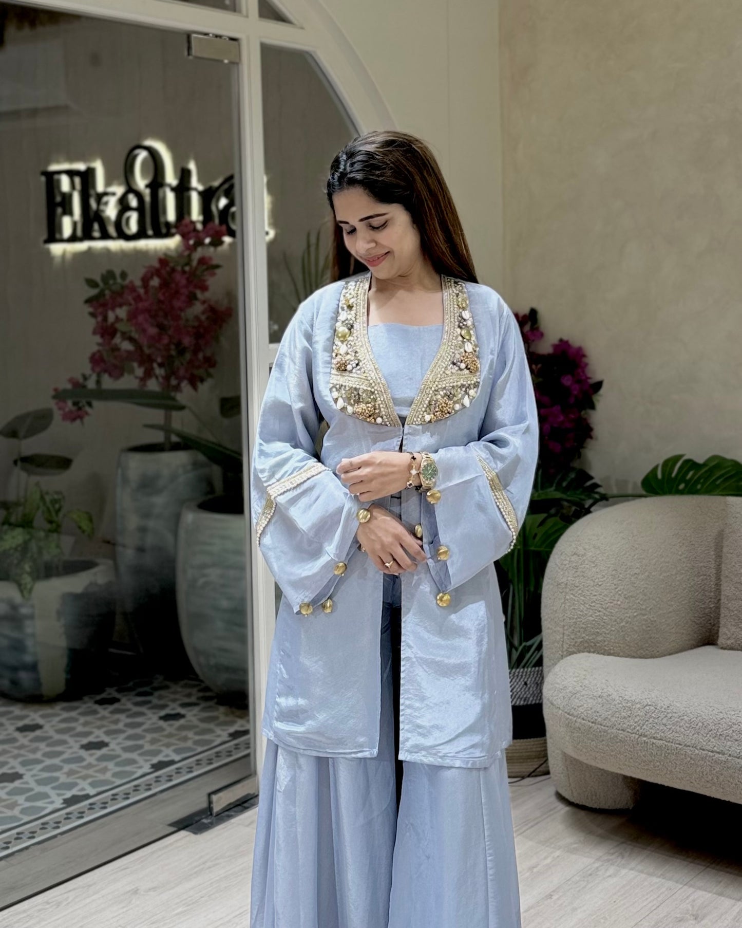 Silver Grey 3 Piece Set