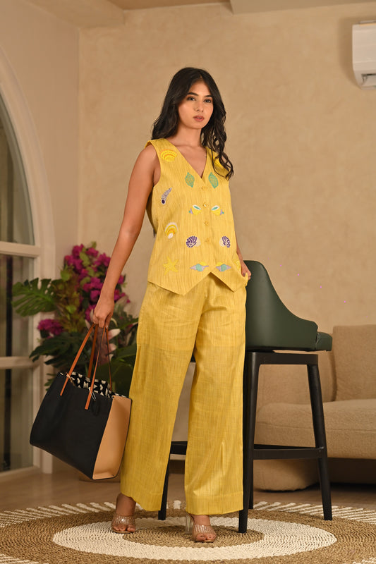 yellow co-ord set